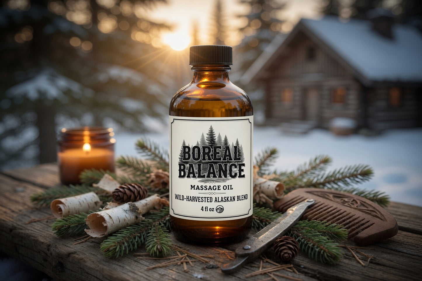 Boreal Balance Massage Oil